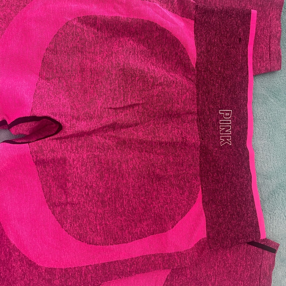 PINK Victoria's Secret Pink and Dark Pink Leggings